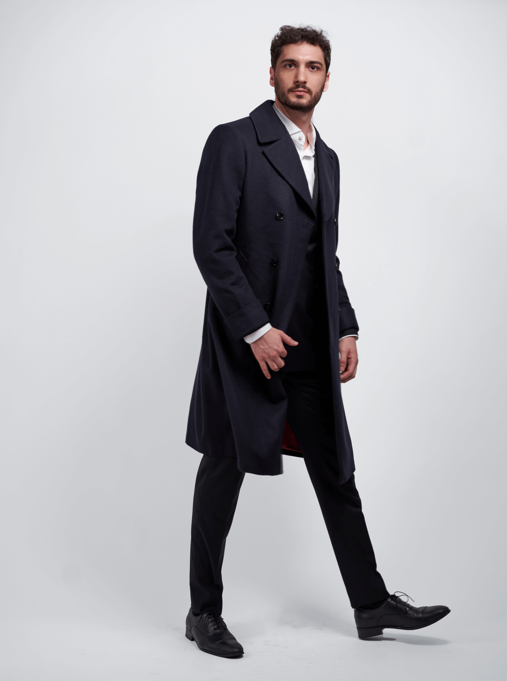 Men's Regal Blue Cashmere Coat Men's Regal Blue Cashmere Coat