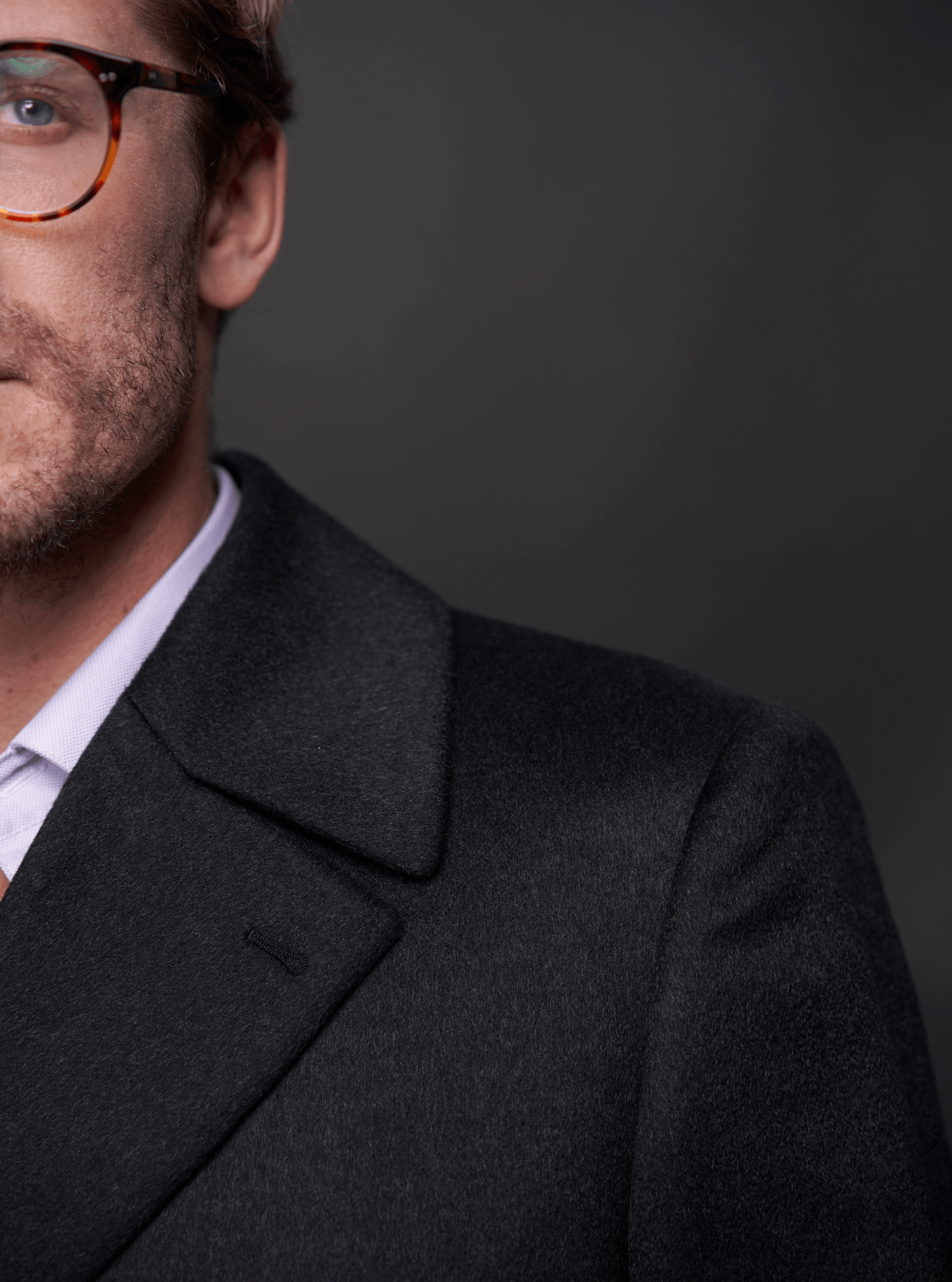 Men's Regal Grey Cashmere Coat