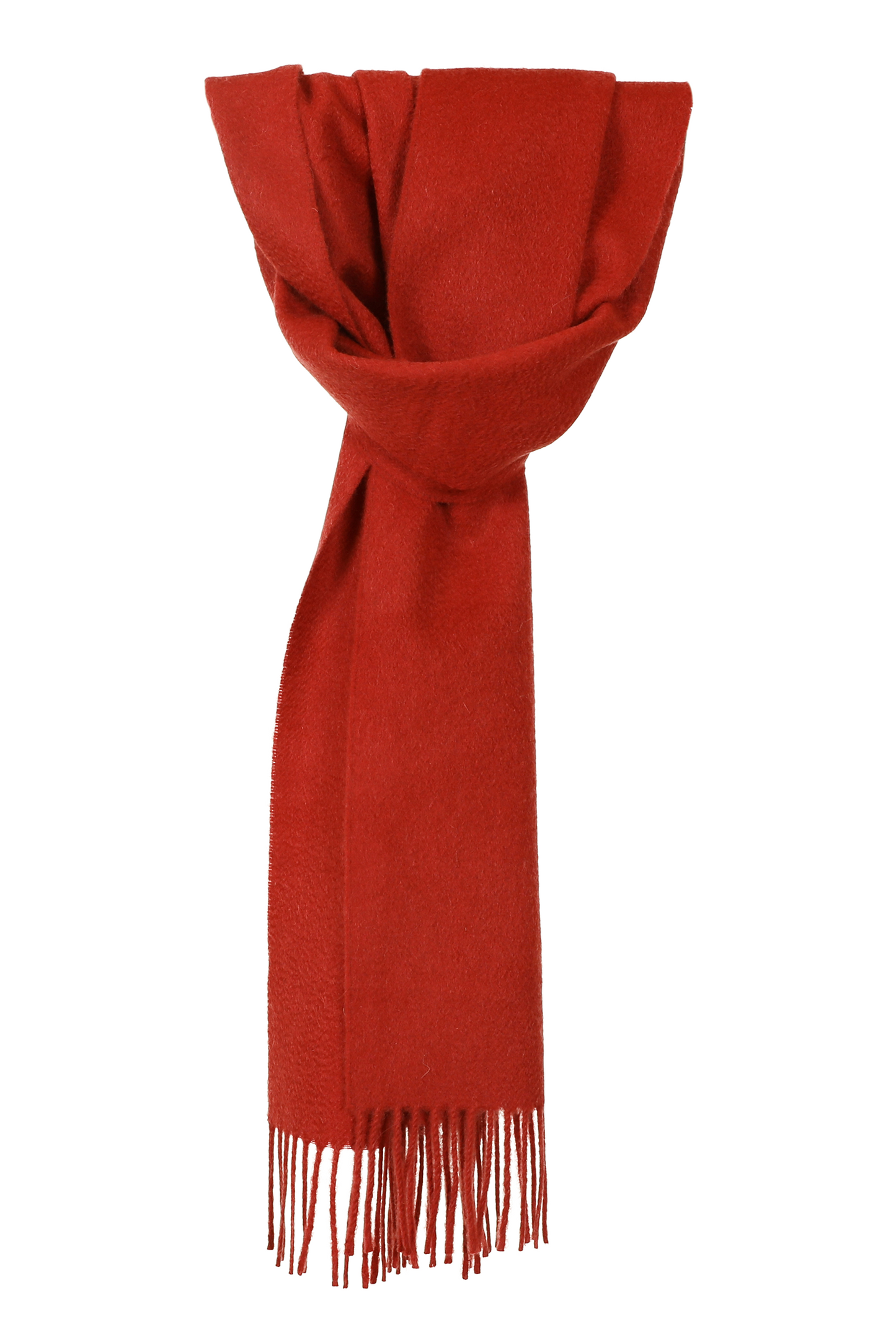 100% Cashmere Red Scarf